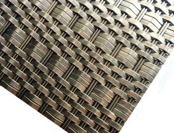 Prodotto intessuto del cavo dell'acciaio inossidabile, facciata rigida architettonica decorativa della maglia