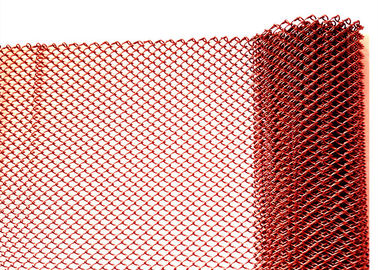 Drappi decorativi variopinti della maglia metallica, tenda di alluminio della maglia del collegamento a catena del cavo