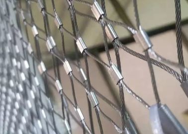 Cavo metallico flessibile Mesh For Zoo Fence di acciaio inossidabile del puntale 316