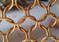 Colore Chainmail Mesh Fabric dell'oro 1.5x15mm per la divisione della stanza