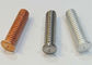 Perni standard della saldatura di perno con la flangia M3-M8, perni intestati della saldatura dell'acciaio dolce