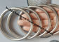anello dell'allacciamento dell'acciaio inossidabile di 40mm x di 4 con le coperte di isolamento della riparazione del cavo dell'allacciamento