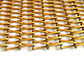 Rete metallica decorativa del tessuto a spirale in ottone antiossidante per gli schermi dell'ombra