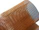L'uso decorativo bronzeo della rete metallica del diametro 0.48mm*3 del cavo per vetro ha laminato la maglia