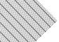 Pannelli della rete metallica del soffitto di architettura della decorazione con il modello unito del cavo