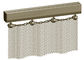 Drappi della maglia metallica dell'apertura 6mm di colore di rame, divisore a catena dello spazio delle tende del metallo