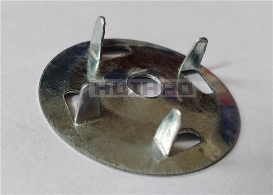 Rondella catalogata d'acciaio galvanizzata 1-1/4 dell'assicella del metallo» usato per assicurare i bordi dell'appoggio delle mattonelle della schiuma dell'isolamento