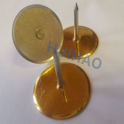 12 ga X 1 1/2 &quot;Pini di saldatura a testa di tazza con testa isolata di 30 mm