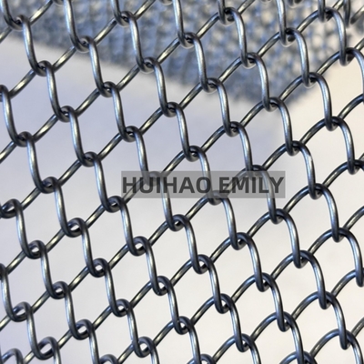 0.8mmx8mm Leggio di alluminio bobina di metallo draperio reticolato metallo flessibile