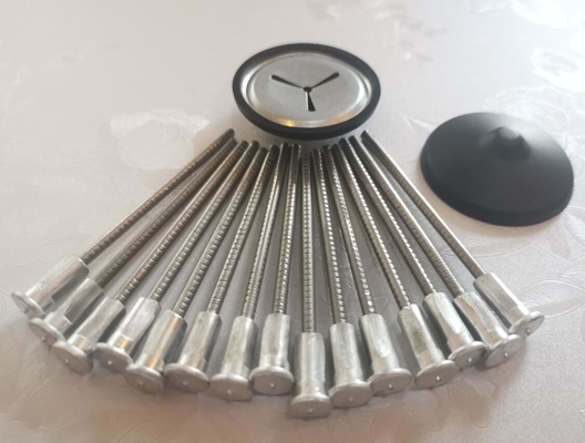 perni metallici della Bi dei perni della saldatura di perno di 65mm x di 3mm con le teste isolate alluminio da 6 x 15 millimetri