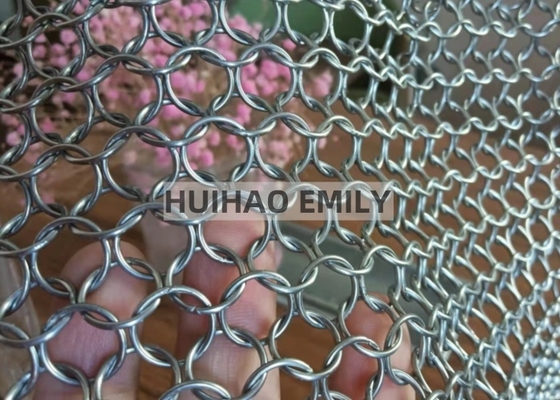 10 mm Ring Rotondo Catena di cartone di carta Drapery Metal Ring Mesh Curtain Per la decorazione degli hotel