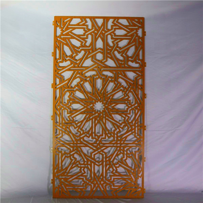 1220x3050mm Laser Cut Aluminum Mesh Panel per recinzione esterna