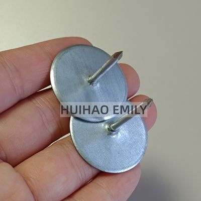 Perni di isolamento a testa tonda in acciaio zincato da saldare alla lamiera dei condotti