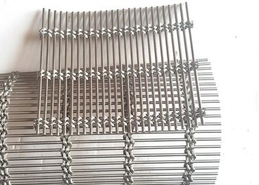 maglia flessibile decorativa della corda dell'acciaio inossidabile di larghezza di 4M per le pareti dei drappi del metallo