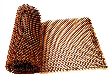 Tenda a maglia di alluminio con binario metallico