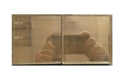 Rete metallica decorativa del tessuto inossidabile ed uso di vetro del pannello di arte su ordinazione del tessuto