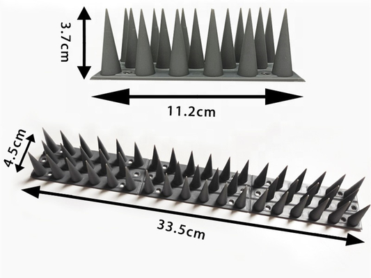 Le punte di plastica di deterrente dell'uccello di Wall Anti Climb del recinto usano la progettazione sul recinto dei tetti