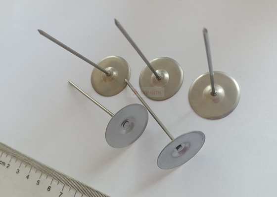 Isolamento termico Ancoraggi di legame in acciaio inossidabile di calibro 12 utilizzati per coperture rimovibili per valvole e pompe