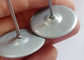 Perni per trapuntatura in metallo in acciaio zincato calibro 14 per fissare il materiale isolante