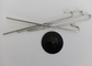Ranelle di bloccaggio di auto rivestito nero resistente UV di Mesh Clips With del cavo del pannello solare del metallo