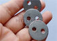2 rondelle dell'allacciamento del foro di acciaio inossidabile 25mm usati per la lavorazione delle coperture smontabili dell'isolamento