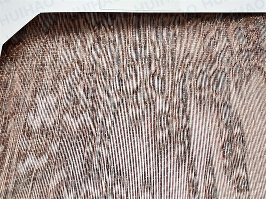 Tessuto di filo di ottone laminato e vetrificato per rivestimenti di facciate architettoniche