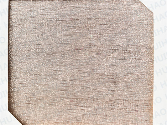 Tessuto di filo di ottone laminato e vetrificato per rivestimenti di facciate architettoniche