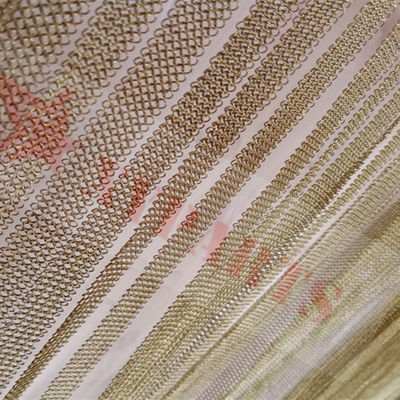 Telaio appeso Decorative Metal Mesh Curtain In Saldatura Anello