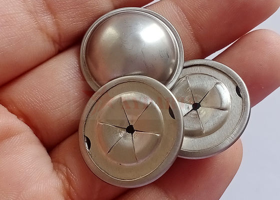 22 mm di acciaio inossidabile auto-bloccante cupola tappi per pin di isolamento