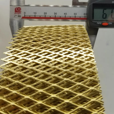 Rete di schermatura elettromagnetica espansa in rame e ottone per schermatura di ambienti