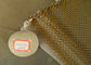Drappi di alluminio della maglia della bobina del divisorio, tende a catena del metallo con colore di rame
