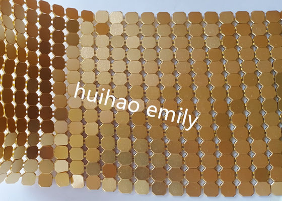 Fabbricazione in alluminio di tessuti metallici a fiocco con diversi colori