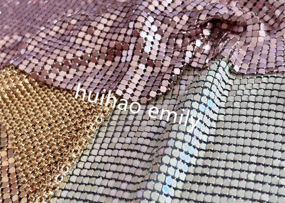 Fabbricazione in alluminio di tessuti metallici a fiocco con diversi colori