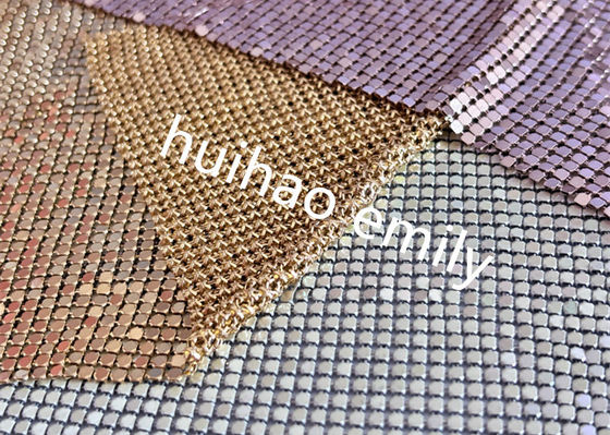 8x8mm lucido di alluminio Sequin metallo reticolato tenda per la decorazione