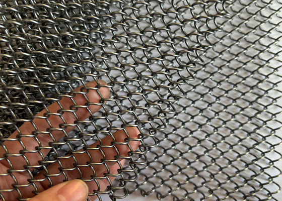 Tende in maglia di metallo di alluminio, tende di sicurezza con tracce diverse