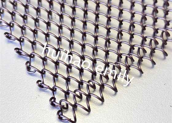 Tende da doccia a maglia di metallo ignifuge utilizzate per l'arredamento interno