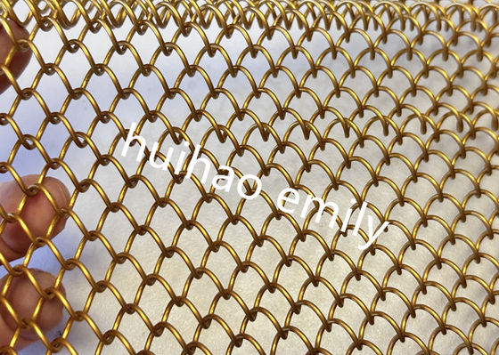 Tende da doccia a maglia di metallo ignifuge utilizzate per l'arredamento interno