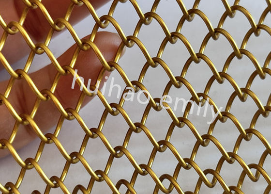 Maglia di alluminio architettonica dei drappi della bobina del metallo per i centri commerciali