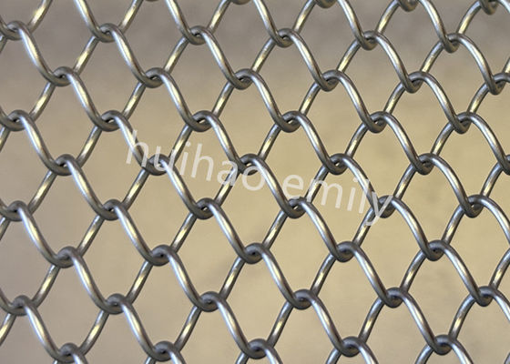1.2mm Wire Aluminum Metal Mesh Drapery per la decorazione dei ristoranti