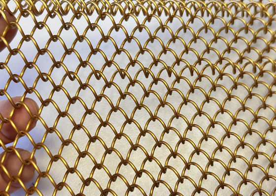 Tende da doccia a maglia di metallo ignifuge utilizzate per l'arredamento interno
