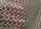 Chainmail tesse Ring Mesh Type Antique Appearance Metal Mesh Drapery With Metallic Color per il parasole della finestra