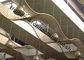 La maglia metallica del rivestimento della parete esterna, acciaio inossidabile cabla lo schermo dei parasoli della maglia
