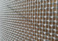 Pannelli architettonici della rete metallica di colore di rame tessuti con i cavi &amp; Rohi per le facciate