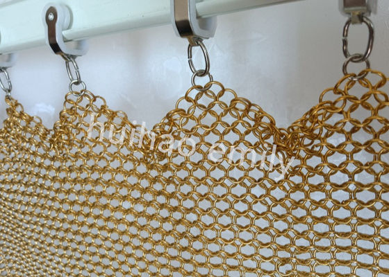Protezione antincendio Retina reticolare a anello metallico per le partizioni dei ristoranti