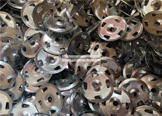 1-1/4&quot; 4-Claw Metal Fixing Washers For Gypsum Board Piastra isolante estrussa Termoplate Piastre fisse di supporto