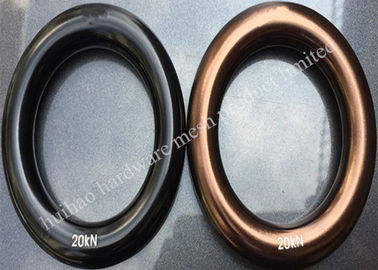 Anello rotondo di lega di alluminio di 45 mm di diametro per accessori per cinture di sicurezza