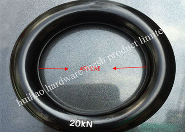 Anello rotondo di lega di alluminio di 45 mm di diametro per accessori per cinture di sicurezza