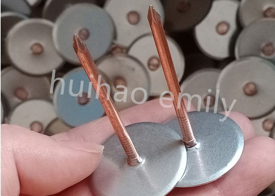 38 mm Copper Coated Cupped Head Weld Pin per condotti di isolamento
