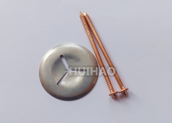 3x65mm Isolatore di fissaggio CD Saldatura Stud Pins con rivestimento in rame