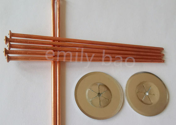 Pini di saldatura di CD Stud-3mm di isolamento in rame con estremità piatta
